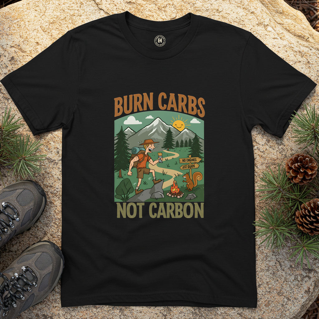 Burn Carbs, Not Carbon Cartoon Edition